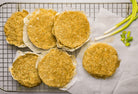 6 Asian chicken burger patties with scallions