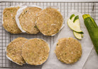 Truffle Zucchini Chicken Burgers – 6 hand-pressed patties